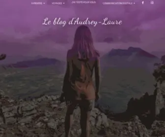 Audrey-Laure.com(Le blog d'une grenobloise qui randonne) Screenshot