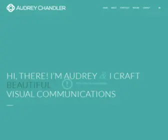 Audreychandler.com(Graphic Designer) Screenshot