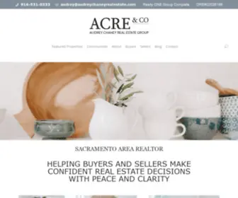 Audreychaneyrealestate.com(ACRE & CO) Screenshot