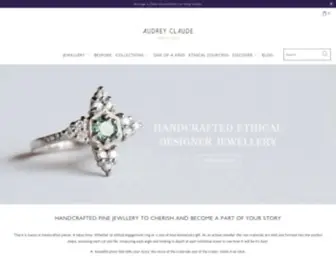 Audreyclaude.com(Ethical Designer Jewellery) Screenshot