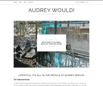 Audreywould.com(Lifestyle) Screenshot