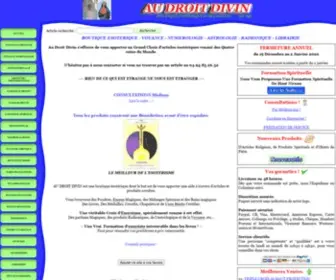 Audroitdivin.com(Boutique esoterique) Screenshot