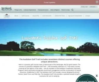 Audubongolf.com(Louisiana’s Audubon Golf Trail) Screenshot