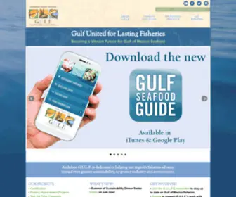 Audubongulf.org(Gulf United for Lasting Fisheries) Screenshot