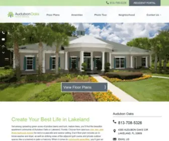 Audubonoaks.com(North Lakeland) Screenshot