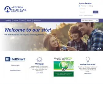 Audubonstatebank.com(Audubon State Bank) Screenshot