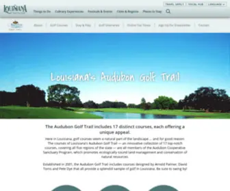Audubontrail.com(Louisiana’s Audubon Golf Trail) Screenshot