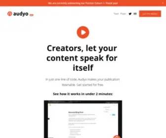Audyo.ai(Be well) Screenshot