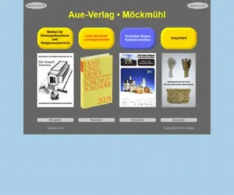 Aue-Verlag.com(Medien für Kindergottesdienst und Religionsunterricht im Aue) Screenshot