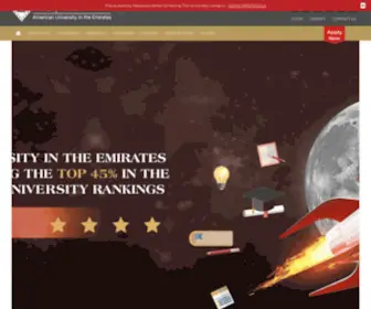 Aue.ae(American University in the Emirates) Screenshot