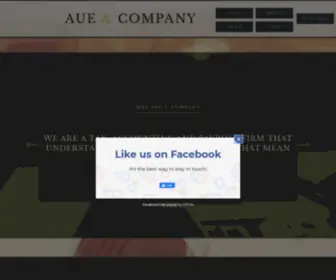 Aueandco.com(Aue and Company) Screenshot