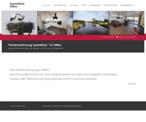 Auenblick-Olfen.de(Ihre Ferienwohnung in Olfen) Screenshot