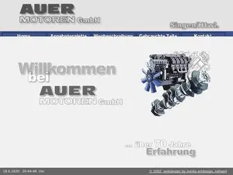 Auer-Motoren.de(Auer Motoren GmbH) Screenshot