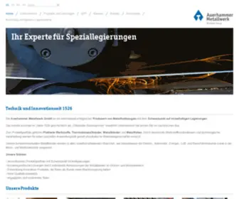 Auerhammer.com(Auerhammer Metallwerk GmbH) Screenshot