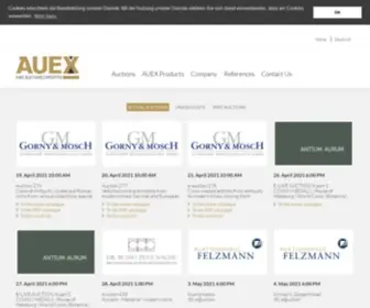 Auex.de(Ihre unabhängige Auktionsplattform im Internet) Screenshot