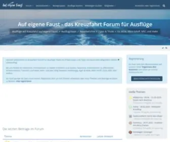 Auf-Eigene-Faust.de(Auf eigene Faust) Screenshot