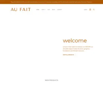 Aufaitliving.com.au(Au Fait Living) Screenshot