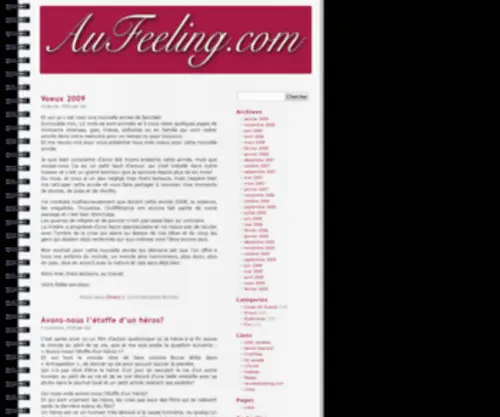 Aufeeling.com(Au Feeling) Screenshot