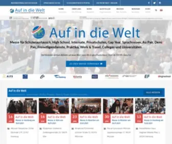 Aufindiewelt.de(Schüleraustausch) Screenshot