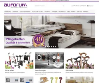 Auforum.ch(Sanitätshaus Auforum) Screenshot