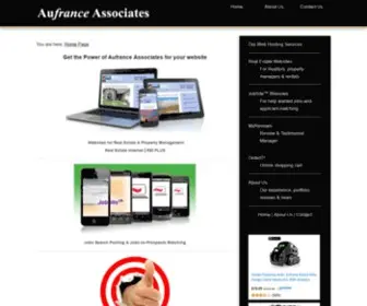 Aufrance.com(Aufrance Associates) Screenshot