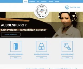 Aufsperrdienst-Wien.at(Aufsperrdienst Wien) Screenshot