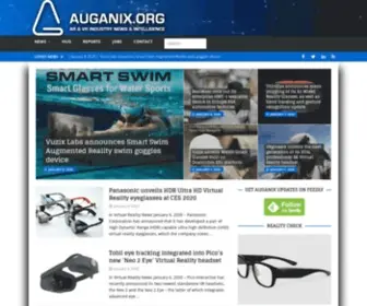 Auganix.org(Augmented Reality News) Screenshot