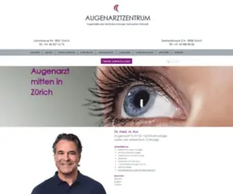 Augenarztzentrum.ch(Augenarzt zürich) Screenshot