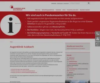 Augenklinik-Sulzbach.de(Startseite) Screenshot
