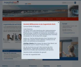 Augenklinikroth.de(Josef-Hospital Bonn) Screenshot