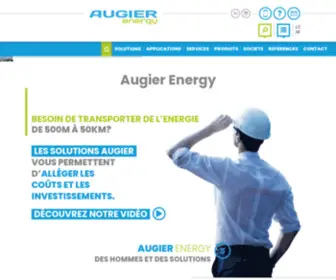 Augier.com(Spécialiste de l’énergie électrique) Screenshot