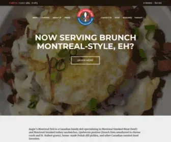 Augiesmontrealdeli.com(Augie's Montreal Deli) Screenshot