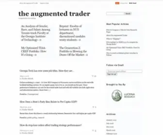 Augmentedtrader.com(The augmented trader) Screenshot