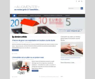 Augmenter-Ses-Revenus-Grace-A-L-Immobilier.com(Clé) Screenshot