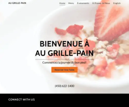 Augrillepain.com(Au grille pain) Screenshot