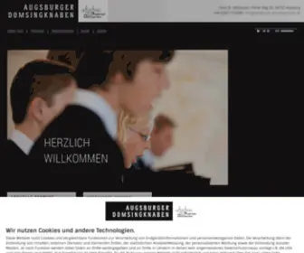 Augsburger-Domsingknaben.de(Augsburger Domsingknaben) Screenshot