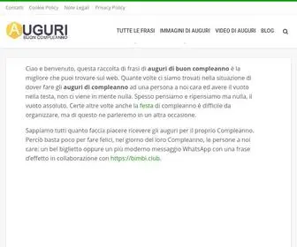 Auguribuoncompleanno.net(Auguribuoncompleanno) Screenshot