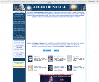 Auguridinatale.biz(AUGURI DI NATALE: Le più belle frasi per gli auguri di Natale) Screenshot