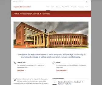 Augustabar.org(Augusta Bar Association) Screenshot