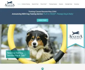 Augustadogtraining.com(⋆) Screenshot