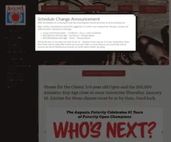 Augustafuturity.com(The Augusta Futurity) Screenshot