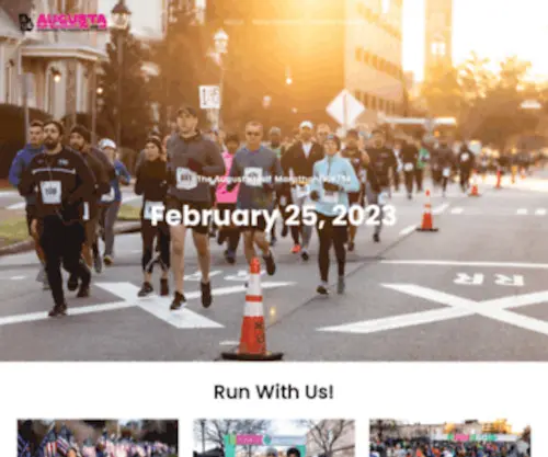 Augustahalf.org(The Georgia Regents University Augusta Half Marathon and 10K) Screenshot