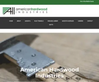 Augustalumber.com(American Hardwood Industries) Screenshot