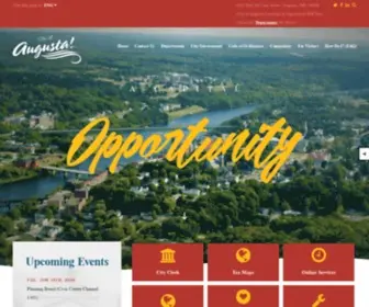 Augustamaine.gov(Augusta, ME) Screenshot