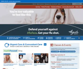 Augustamed.com(Augusta Health) Screenshot