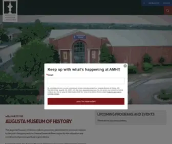 Augustamuseum.org(Augusta Museum of History) Screenshot