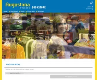 Augustanabooks.com(Augustana College Bookstore) Screenshot