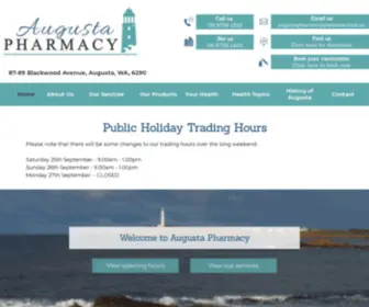 Augustapharmacy.com.au(Augusta Pharmacy) Screenshot