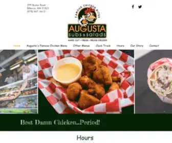 Augustasubsandsalads.com(Augusta's Subs and Salads) Screenshot