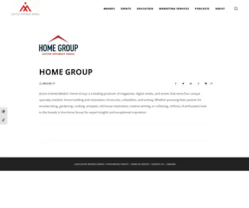 Augusthome.com(Home Group) Screenshot